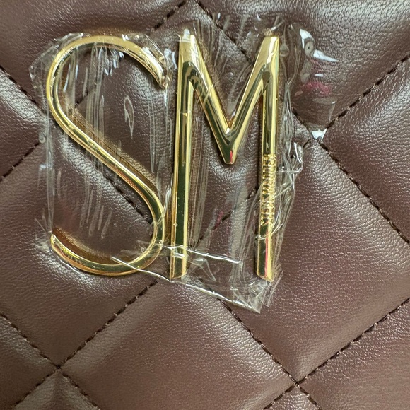 Steve Madden Quilted Brown Clutch - Picture 4 of 10